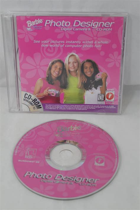 Barbie Photo Designer Pc Cd Rom Etsy