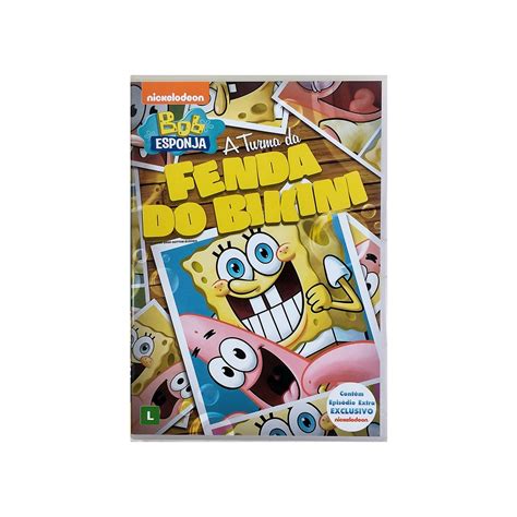 Dvd Bob Esponja A Turma Da Fenda Do Bikini Shopee Brasil