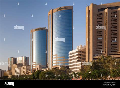 Uae Dubai Deira Waterfront Buildings By Dubai Creek Stock Photo Alamy