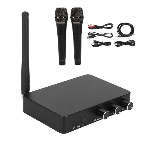 K2 Wireless Microphone System Professional Fm Vhf Cordless Dynamic Mic