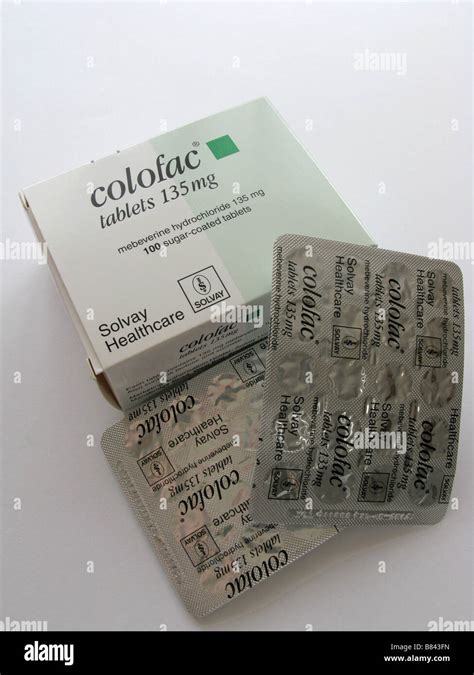 Colofac Mebeverine Hydrochloride Antispasmodic Tablets For Treating