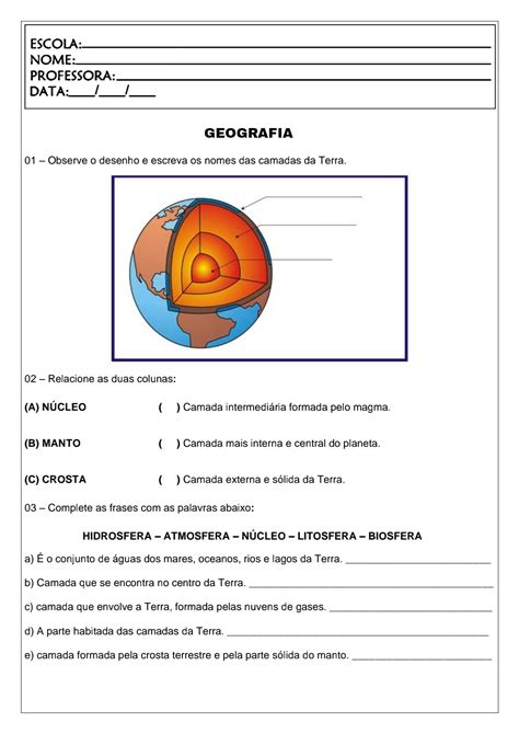 Texto Sobre O Planeta Terra 3 Ano