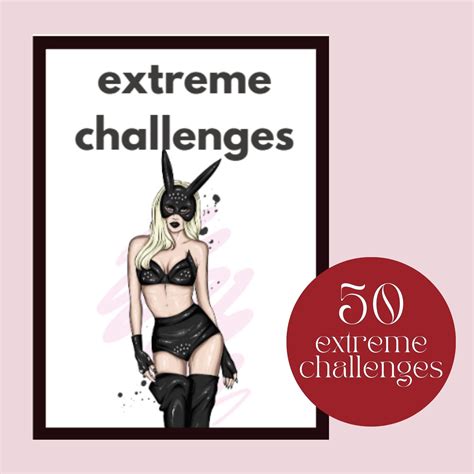 Sex Games Kinky Sex Game BDSM Game 50 Extreme Sex Challenges Punishment BDSM Sex Toy Etsy