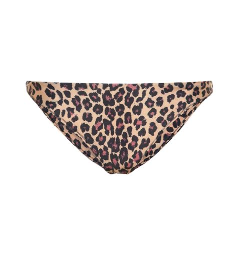 Leopard Bikini Bottoms In Brown Simkhai Mytheresa