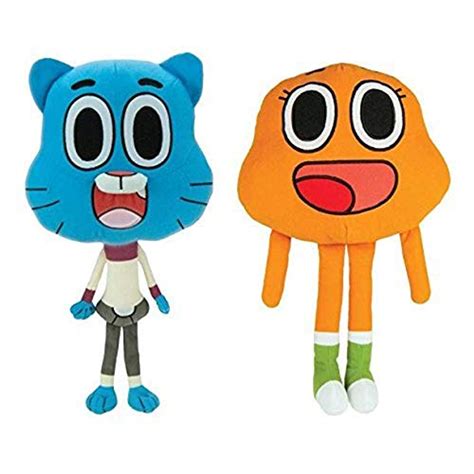Amazing World of Gumball 2 Pieces Plush Set Gumball and Darwin ...
