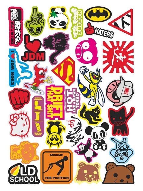 Мелкие наклейки (50 фото) » Рисунки для срисовки и не только
