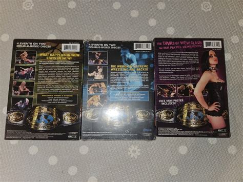 Wew Womens Extreme Wrestling Dvd Lot Of 3 Ebay