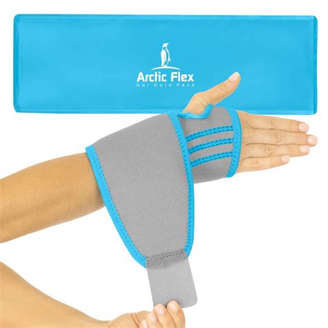 Buy Arctic Flex Wrist Ice Pack Refreezable Gel Compression Support Flexible Hot Cold Brace