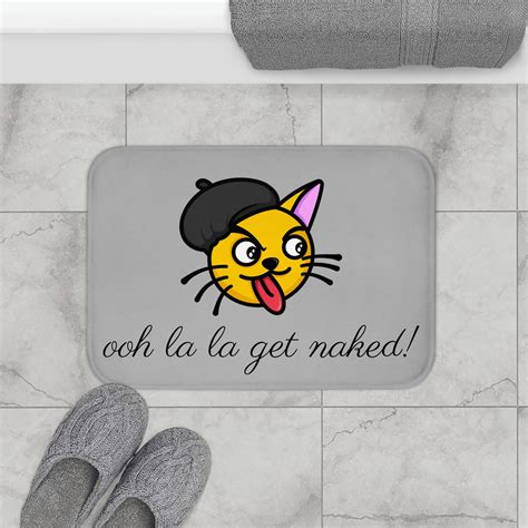 Ooh La La Get Naked Bath Mat Etsy