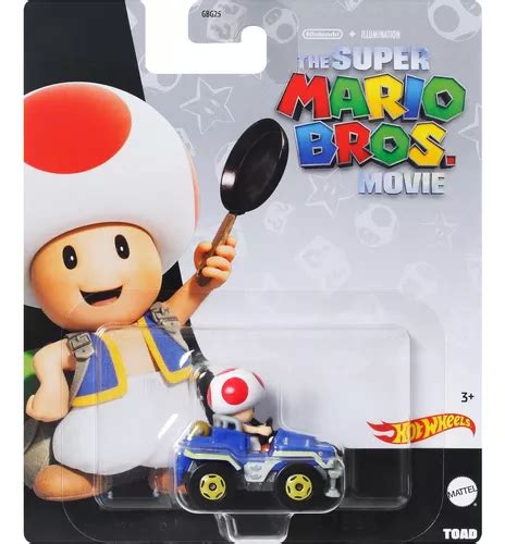 Carrinho Hot Wheels Mario Bros Movie Toad Gbg Mercadolivre