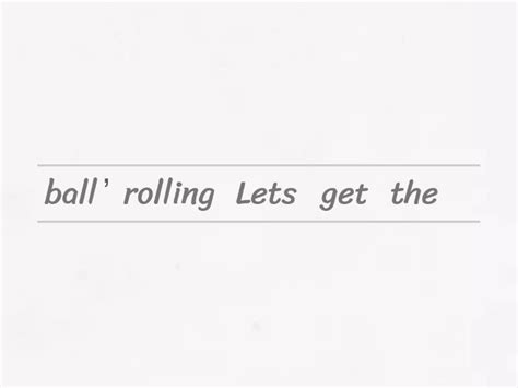 Product Demo Random Phrases Unjumble