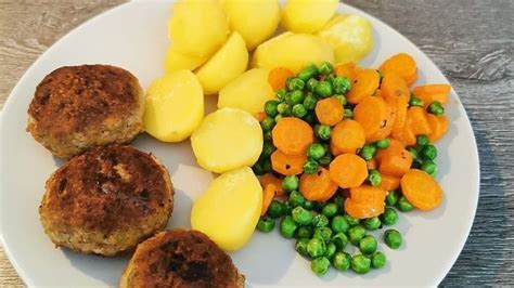 frikadellen mit beilagen fertig  frisch rezept frag mutti