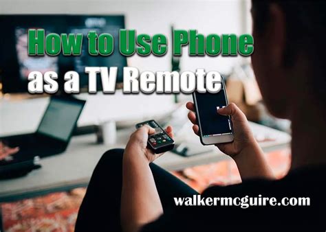 how to use your phone as a remote
