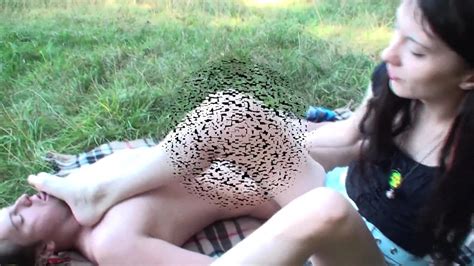 Feet Licking Handjob At Picknick Brunette Porn By Femdom Austria