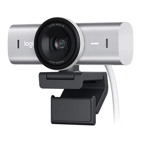 Logitech MX Brio 4K Ultra HD Webcam - Pale Grey - 960-001561 | Mwave