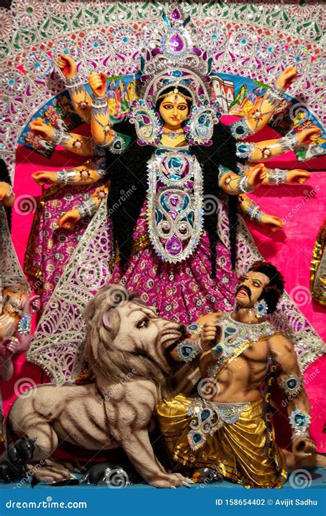 indian hindu goddess durga  parvati stock photography cartoondealer