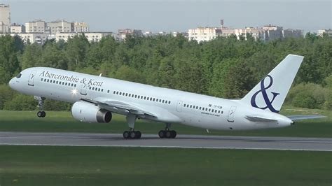 Abercrombie & Kent (Fly Salone) VIP Boeing 757-200 | Takeoff from St ...