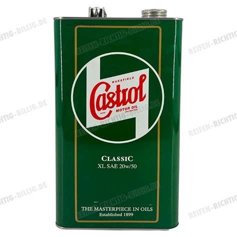 Castrol Classic XL 20W 50 5 Liter Kaufen Bei Reifen