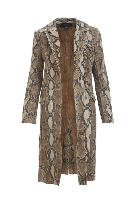 Gucci Snakeskin Coat Curate8