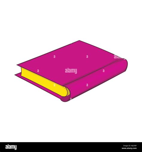 Pink Book Icon Cartoon Style Stock Vector Image And Art Alamy