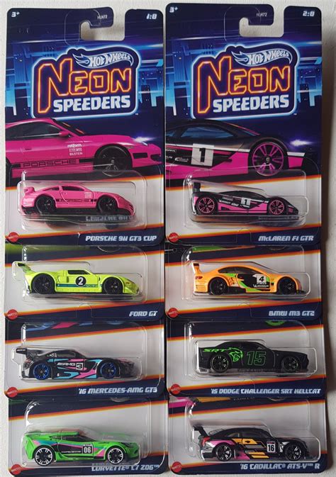 Hot Wheels Neon Speeders Mix 3 2024