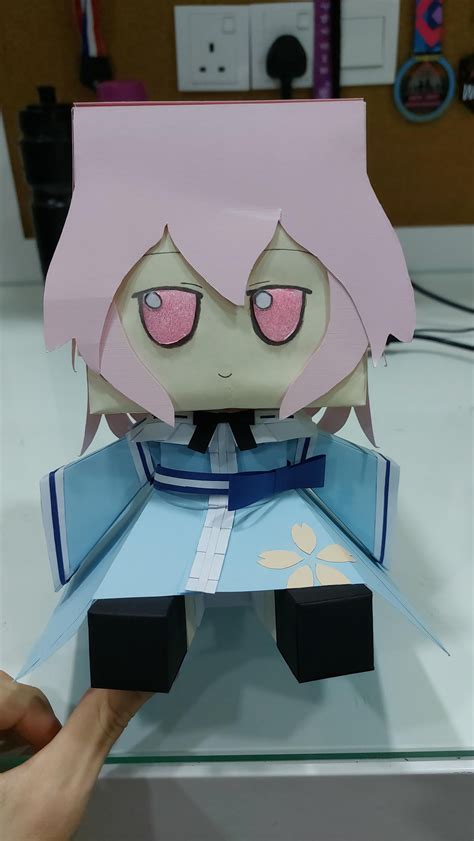I made a Yuyuko fumo! : r/Fumofumo
