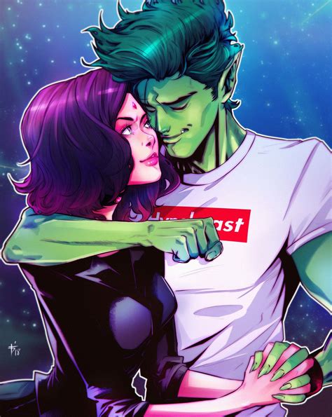 Beastboy X Raven