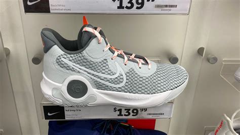 Nike KD Trey 5 IX Pure Platinum Cool Grey Total Orange White Style