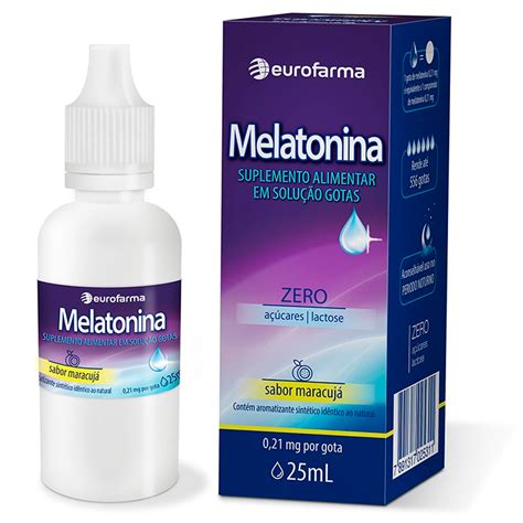 Para Que Serve A Melatonina Em Gotas - MELATONINA MARACUJA GOTAS 25ML EUROFARMA - FarmaViver - Farmácia Online ...