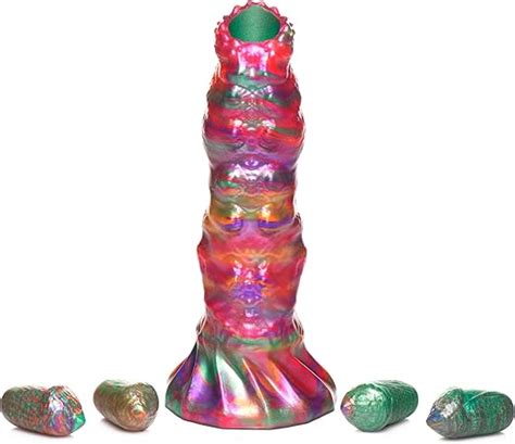 Amazon CREATURE COCKS Larva Silicone Ovipositor Dildo W Eggs For