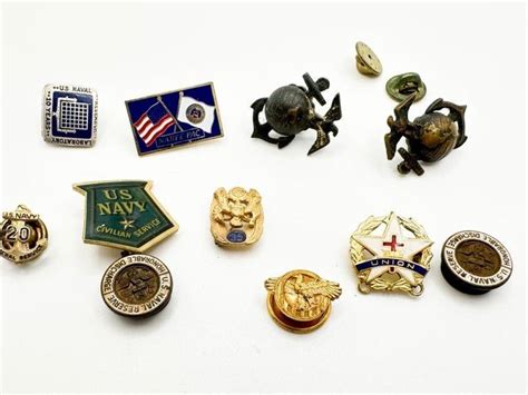 Us Navy Assorted Pins In United States