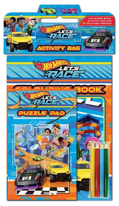 Hot Wheels Let S Race Activity Bag Mattel Paperback
