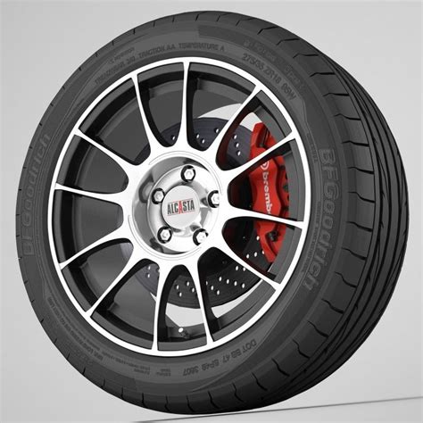Wheel Alcasta 2 3D Model $39 - .max .fbx .3ds .obj - Free3D