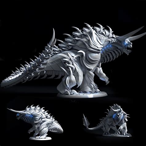 tarasque (pose 1 of 2) - Mini Monster Mayhem - Miniatures by Only-Games.co