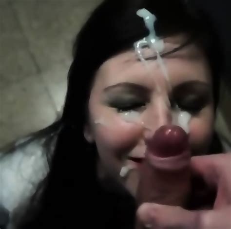 Releasing His Load On Amateur Slut S Face