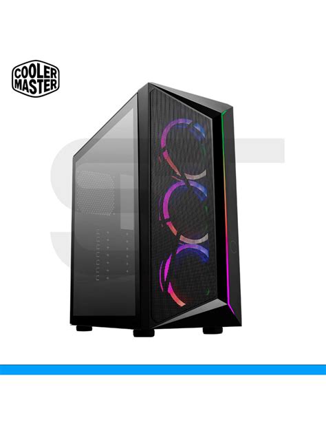 CASE COOLER MASTER CMP 510 S FUENTE 3 FAN ARGB VIDRIO TEMPLADO PN