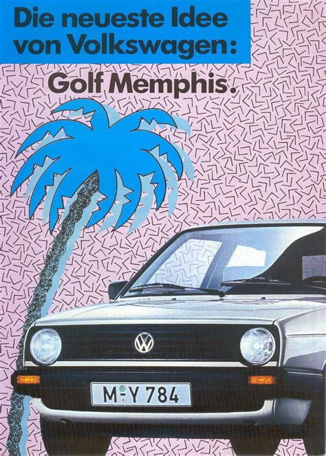 TheSamba VW Archives 1988 VW Golf Memphis Sales Brochure German