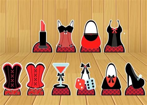 Display De Festa Tema Chá Lingerie Vermelha 20 Cm MercadoLivre