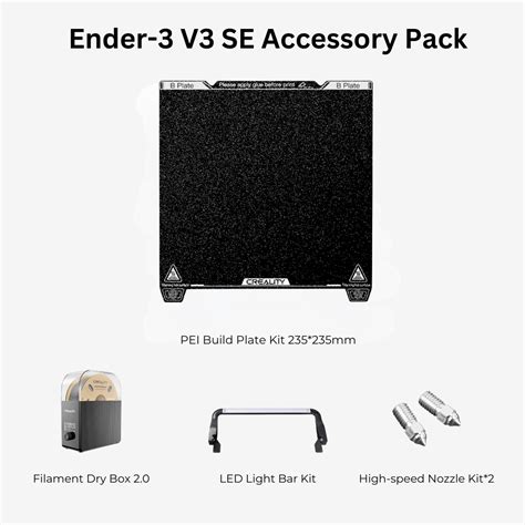 Ultimate Accessory Pack for Ender-3 V3 SE - Upgrade Essentials