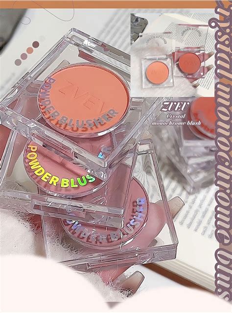 Monochrome Powder Blusher Whitening Matte Cosmetics Vitality Girl Nude Makeup Natural Halo
