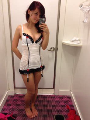 Clothing Lingerie Leg Selfie Pink Porn Pic