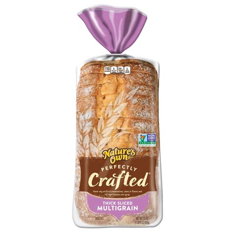 Nature's Own Perfectly Crafted Bread, Multigrain, Thick Sliced