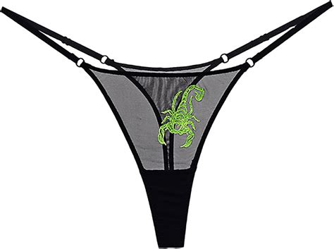 iEFiEL Fruaen Damen Micro String Tanga Mini Bikini Slip Schlüpfer sexy V String Höschen Erotik