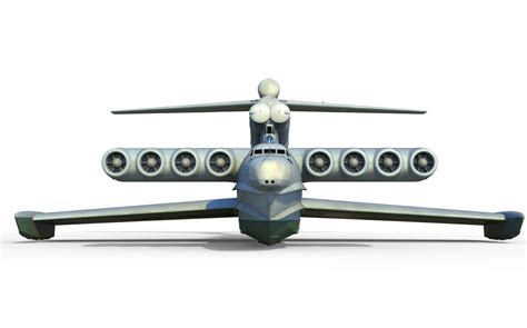 Lun-Class Ekranoplan Project 903 3D Model by citizensnip