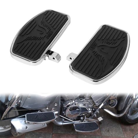 Motorcycle Front Wide Footpegs Foot Rider Driver Footrest Floorboards