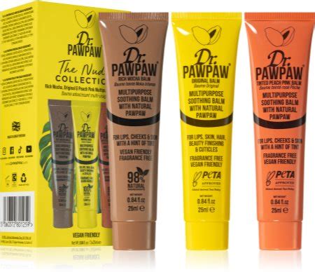 Dr Pawpaw The Nude Collection Gift Set For Lips Notino Ie