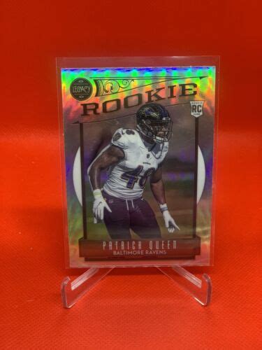 2021 Panini Legacy Update Patrick Queen Rookie Silver Prizm 206 Ravens