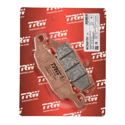 BREMSBELAG TRW SINTER Street Suzuki GSR 750 C5 11 Vorne EUR 33 90