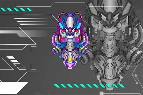 Mecha Skull Technology Illustration Graphic by Setia69 · Creative Fabrica