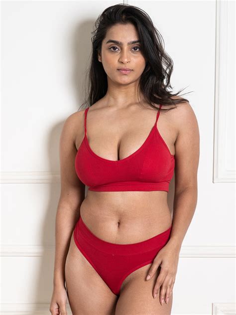 Buy Basiq Low Coverage Lingerie Set Lingerie Set For Women Myntra